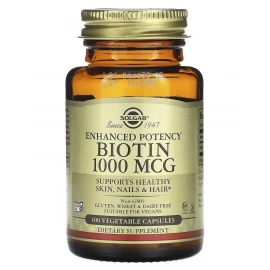 Биотин Solgar Biotin 1000 mcg - 100 vcaps