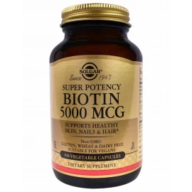 Биотин Solgar Biotin 5000mcg - 100 vcaps