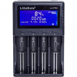 Зарядний пристрій Liitokala Lii-PD4, 4 канала, Ni-Mh/Li-ion/LiFePo4, 220V/12V, LCD, Box