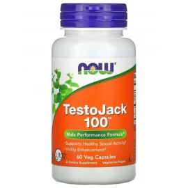 Бустер тестостерона Now Foods Testo Jack 100 - 60 vcaps