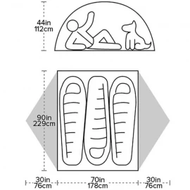 Палатка Big Agnes Blacktail 3 