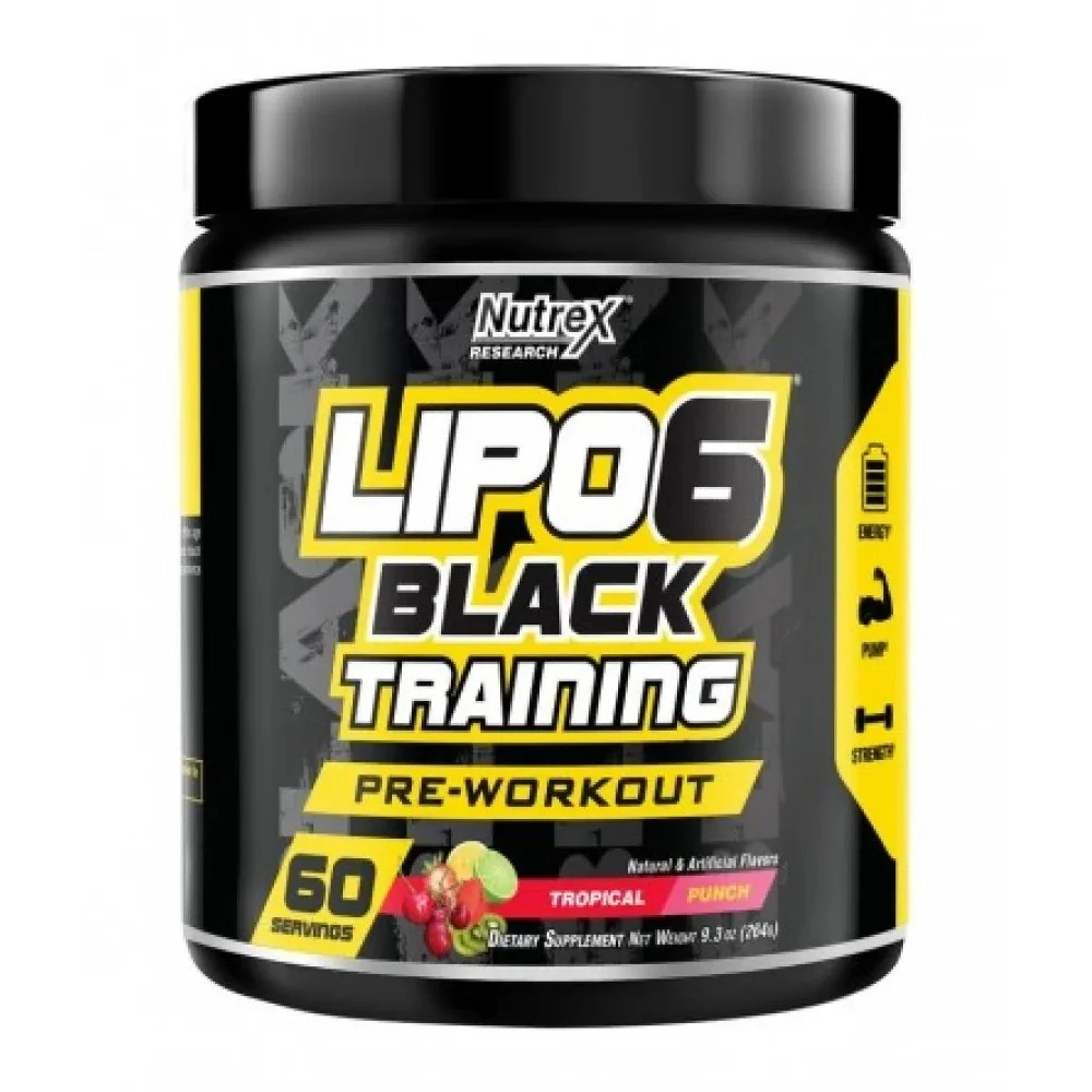 Предтренировочный комплекс Nutrex Lipo-6 Black Training Wild Grape 60