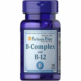 Вітаміни Puritans Pride B-Complex B-12 - 90tabs