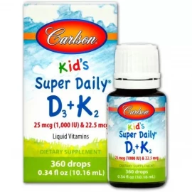 Вітаміни для дітей Carlson Laboratories Kids Super Daily D3+K2 - 360 drops