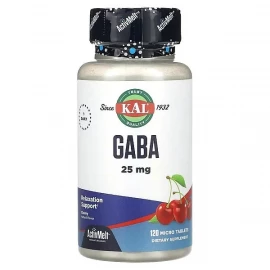 Гамма-аминомасляная кислота KAL Gaba ActivMelt 25mg - 120 tabs