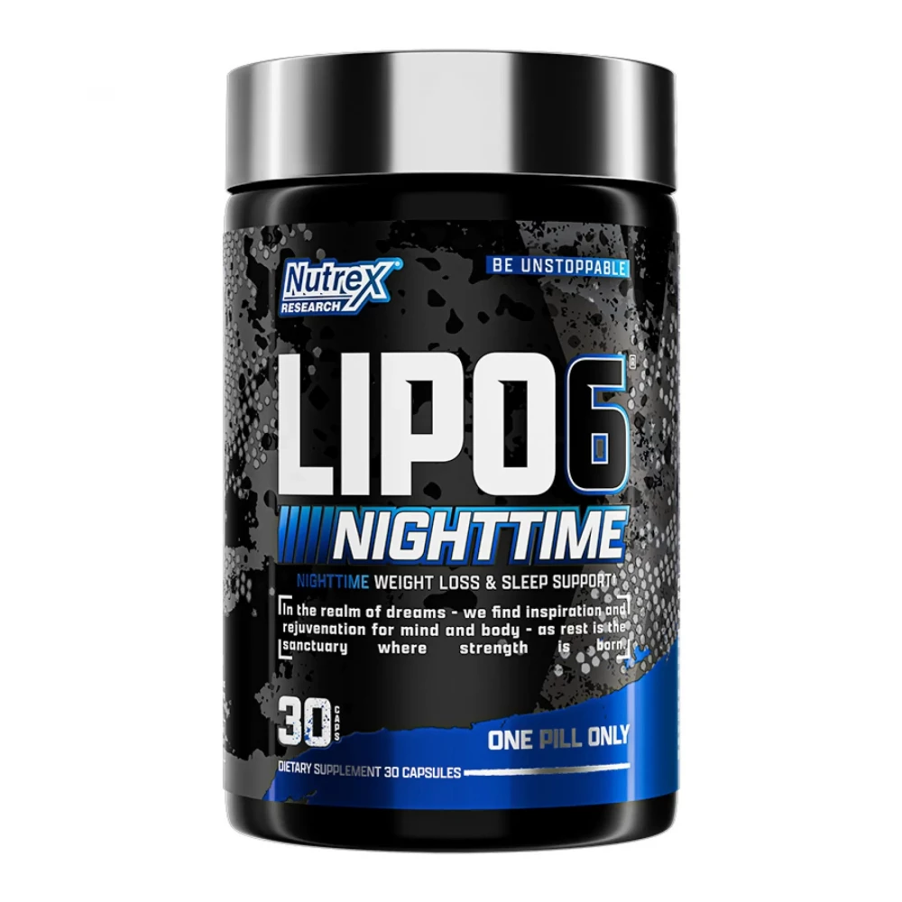 Жироспалювач Nutrex Lipo-6 Black Nighttime UC - 30 caps