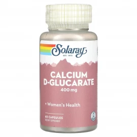 Кальцій D-глюкарат Solaray Calcium D-Glucarate 400 mg - 60 caps