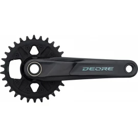 Шатуны Shimano FC-M6100-1 Deore, интегрированная ось, 175 мм 30T 12-sp. CL-52 мм без каретки