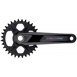 Шатуны Shimano FC-M6120-1 Deore, интегрированная ось, 175 мм 30 12-sp. CL-55 мм, без каретки