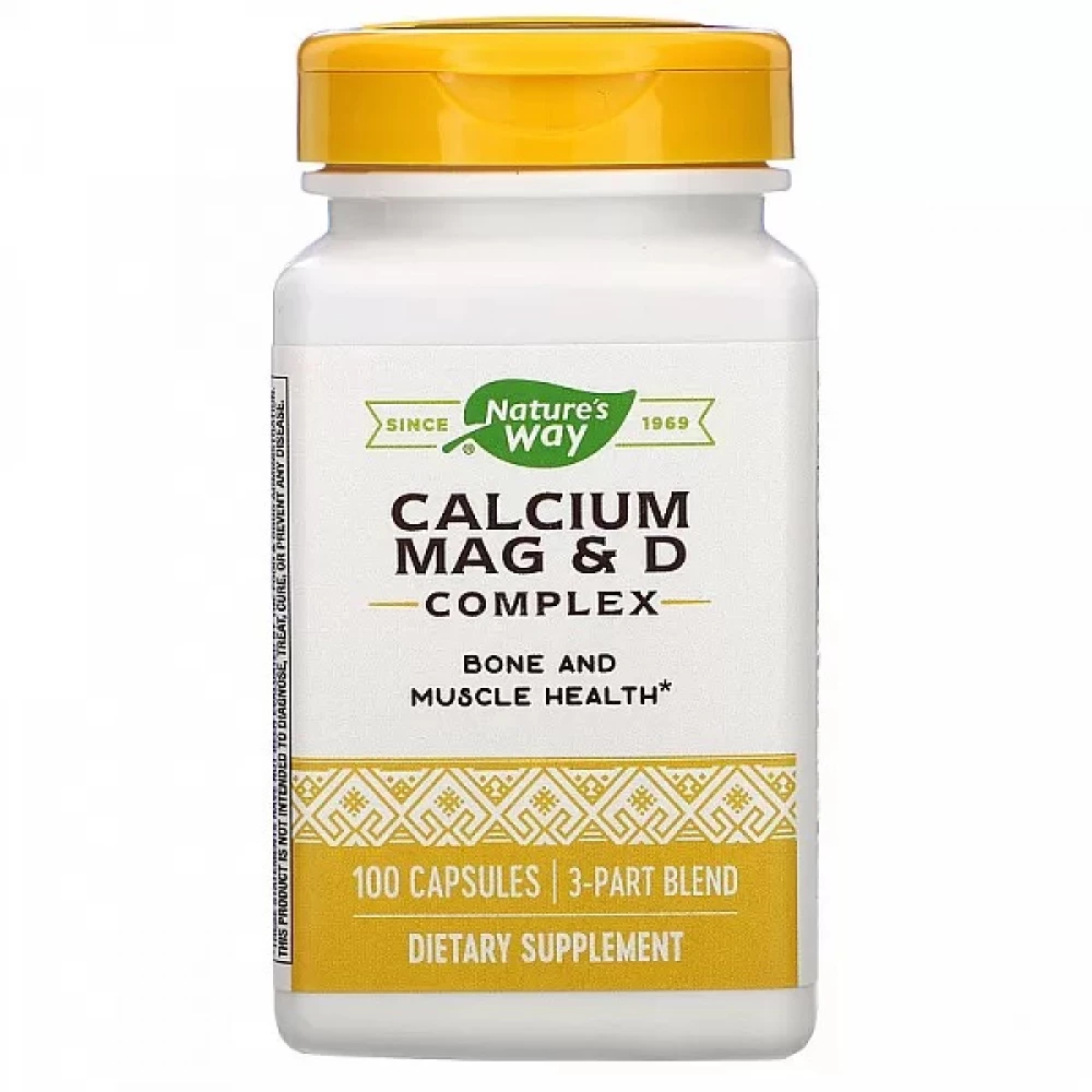 Комплекс вітамінів Nature's Way Calcium-Magnesium-Vitamin D - 100 caps