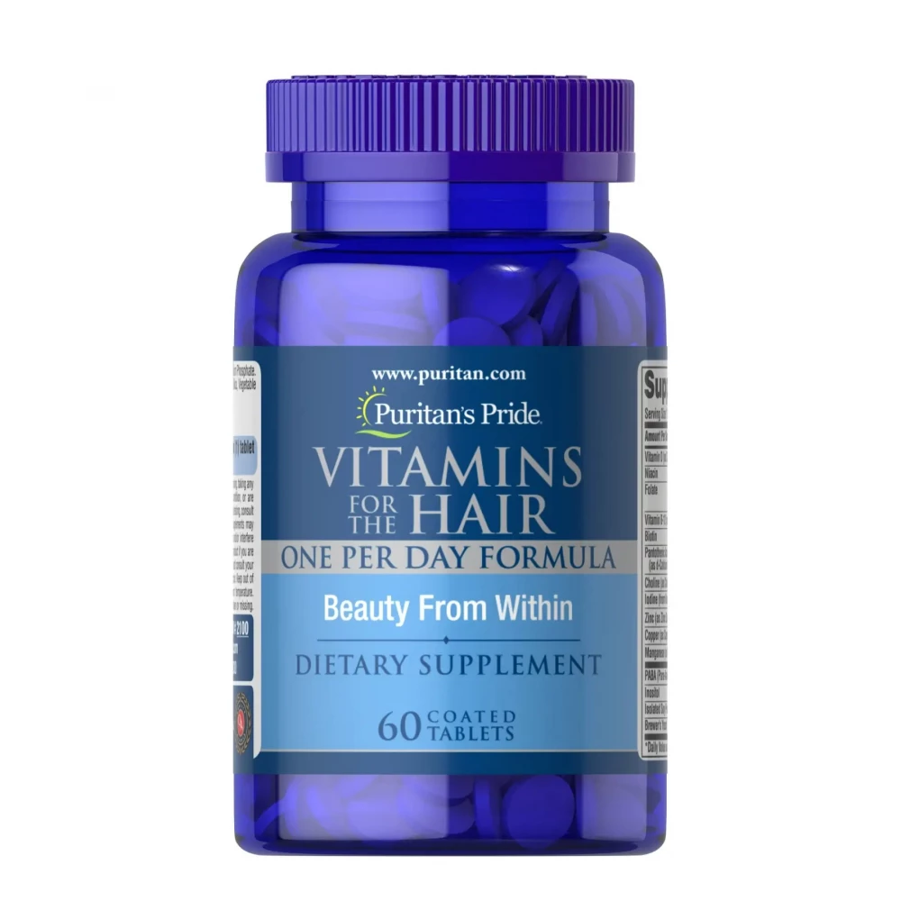Комплекс для волосся Puritans Pride Vitamins for the Hair One per Day Formula - 60 tabs