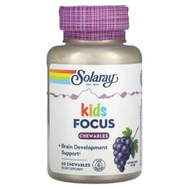 Комплекс для мозку дітей Solaray Focus for Children - 60 chewables