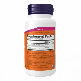 Пантотенова кислота Now Foods Pantothenic Acid 500 mg - 100 vcaps