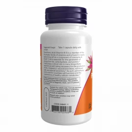 Пантотенова кислота Now Foods Pantothenic Acid 500 mg - 100 vcaps