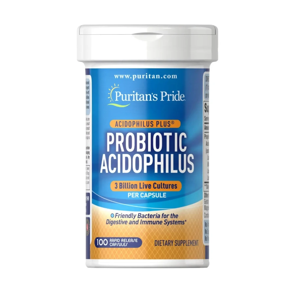 Пробиотик Puritans Pride Probiotic Acidophilus - 100 caps
