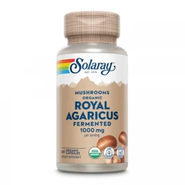 Комплекс для підтримки печінки Solaray Org Grown Fermented Royal Agaricus 500mg - 60 caps