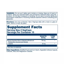 Комплекс для спокою та настрою Solaray Total Calm Mood Support  - 30 vcaps
