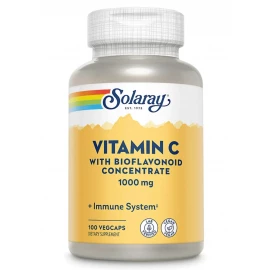 Вітамін C Solaray Vitamin C with Rose Hips, Acerola & Bioflavonoids 1000mg - 100 vcaps