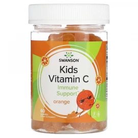 Витамин C Swanson Kids Vitamin C Gummies - 60 gummies Orange