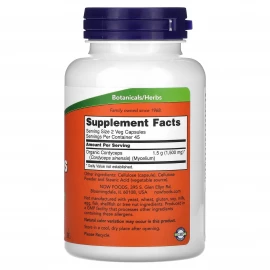 Кордицепс Now Foods Cordyceps 750 mg - 90 vcaps