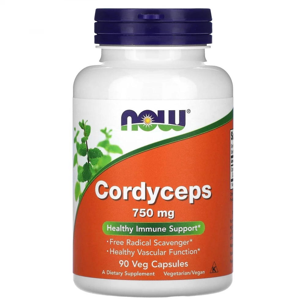 Кордицепс Now Foods Cordyceps 750 mg - 90 vcaps
