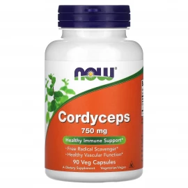 Кордицепс Now Foods Cordyceps 750 mg - 90 vcaps