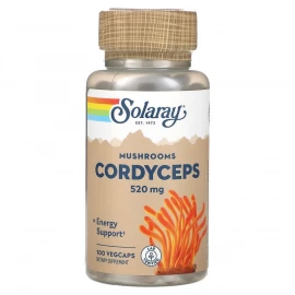 Кордицепс Solaray Cordyceps Mushroom 520 mg - 100 vcaps