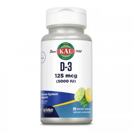 Вітаміни KAL D-3 5000 IU 125mcg - 90 tabs