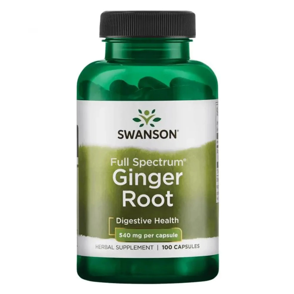 Корень имбиря Swanson Ginger Root 540 mg - 100 caps