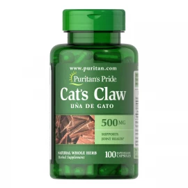 Кошачий коготь Puritans Pride Cats Claw 500 mg - 100 caps