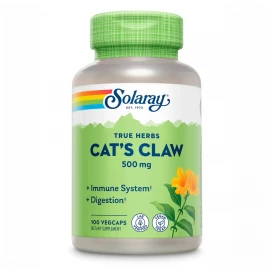 Котячий кіготь Solaray Cat's Claw 500 mg - 100 vcaps