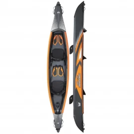 Каяк Aqua Marina Tomahawk 2-person DWF High-end kayak, High-back seats, Double action pump, Zip back