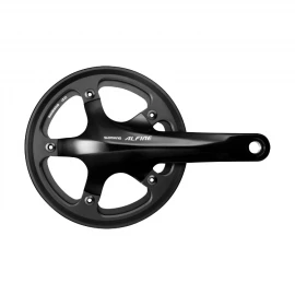 Шатуны Shimano FC-S501 Alfine, встроенная ось, 170 мм, 45Т/двойная защита звезды