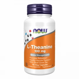 Теанін Now Foods L-Theanine 100mg - 90 vcaps