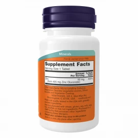 Цинк глюконат Now Foods Zinc Gluconate 50 mg - 250 tabs