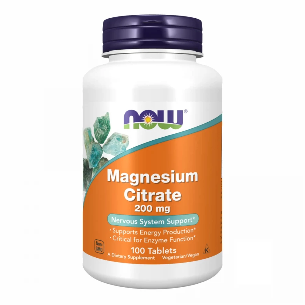 Магній цитрат Now Foods Magnesium Citrate 200mg - 100 tabs