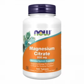 Магній цитрат Now Foods Magnesium Citrate 200mg - 100 tabs