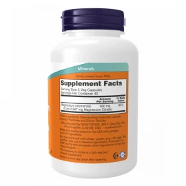 Магній цитрат Now Foods Magnesium Citrate - 240 vcaps