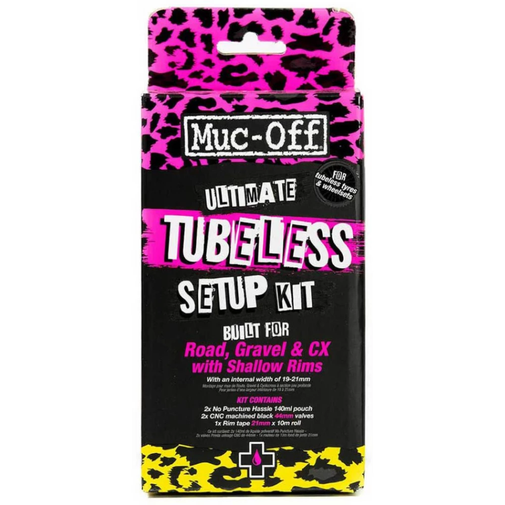 Комплект для безкамерних колес Muc-Off Tubeless Kit Ulitm Road 21mm