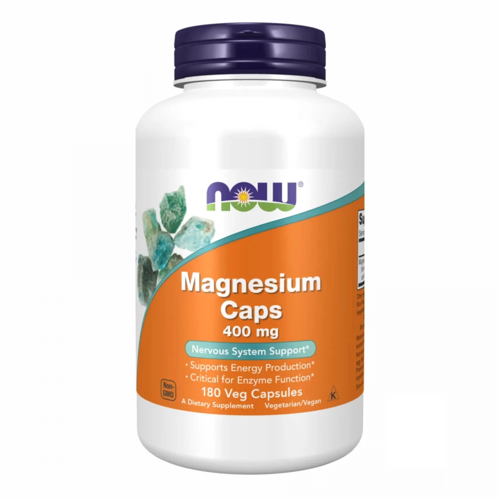 Магній Now Foods Magnesium 400mg - 180 vcaps