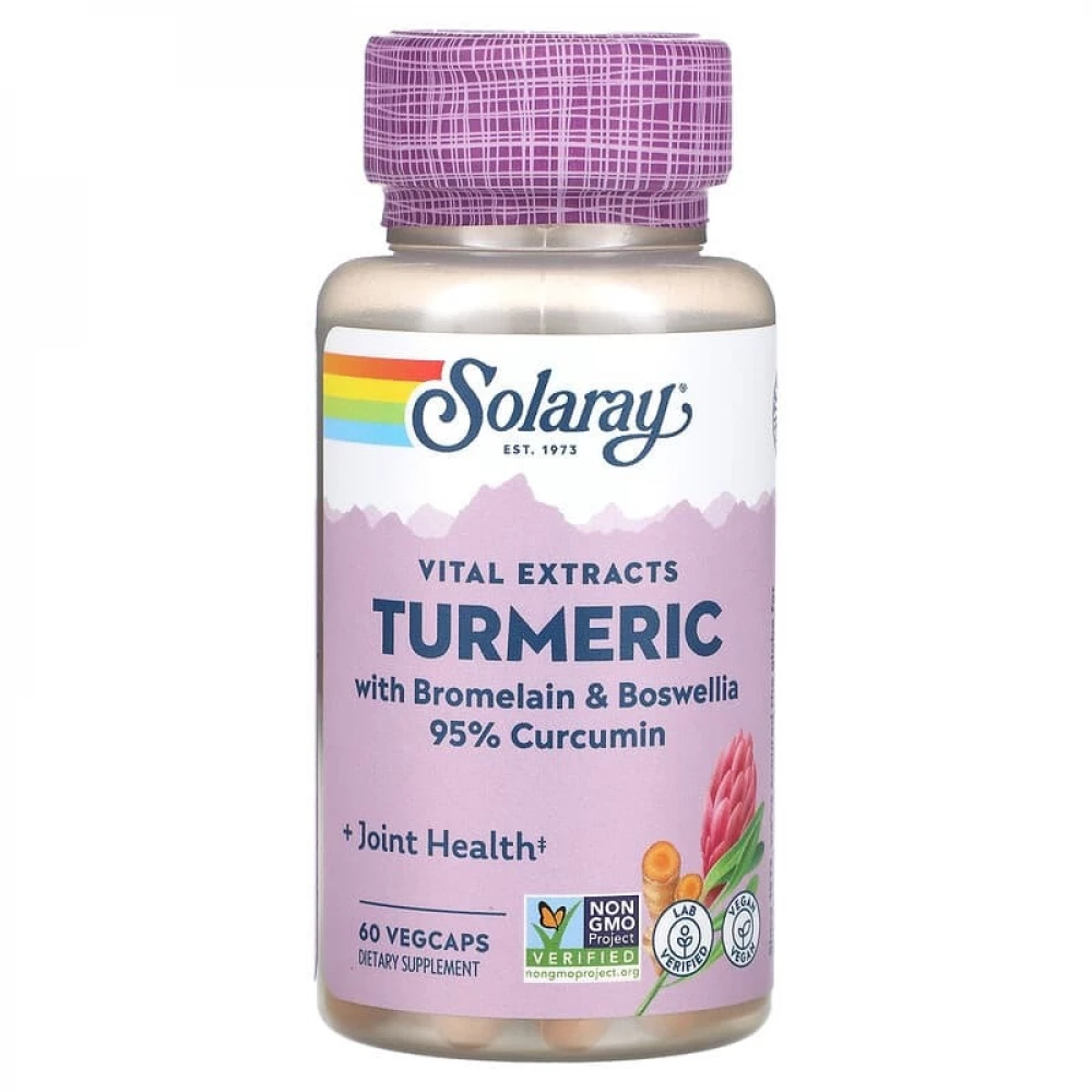 Куркума Solaray Turmeric Root Extract 300 mg - 60 vcaps