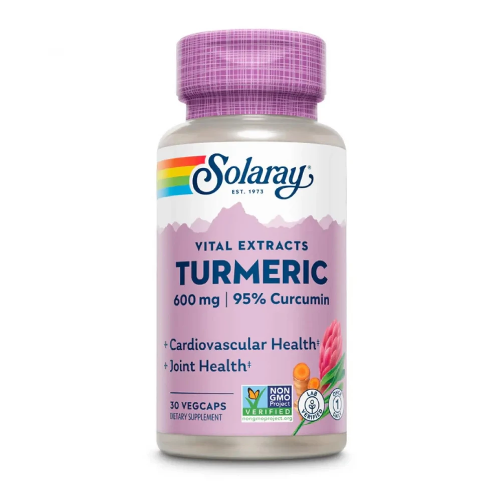 Куркума Solaray Turmeric Root Extract One 600 mg - 30 vcaps