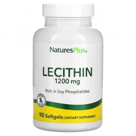Лецитин Natures Plus Licithin 1200 mg - 90 softgels