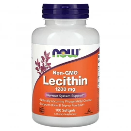 Лецитин Now Foods Lecithin 1200 mg - 100 sgels