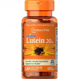 Лютеїн для зору із зеаксантином Puritans Pride Lutein 20 mg with Zeaxanthin - 120 softgels