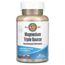 Магній KAL Magnesium Sustained Release Triple Source 500 mg - 100 tabs