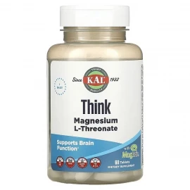 Магній L-треонат KAL Think Magnesium 2000 mg - 60 tabs