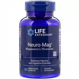 Магній L-треонат Life Extension Neuro-Mag® Magnesium L-Threonate - 90 vcaps