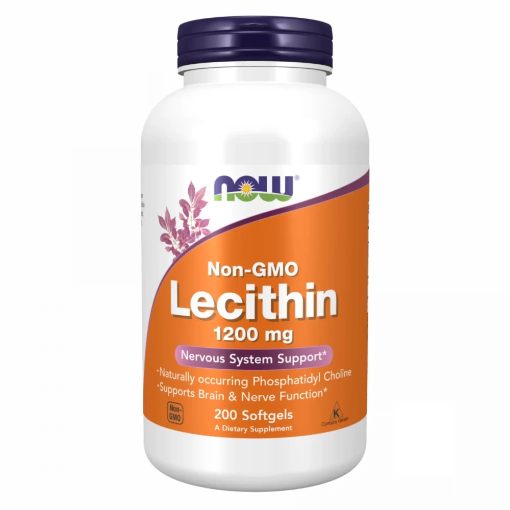 Лецитин Now Foods Lecithin 1200 mg - 200 sgels