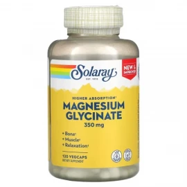 Магній гліцинат Solaray Magnesium Glycinate 350 mg - 120 vcaps